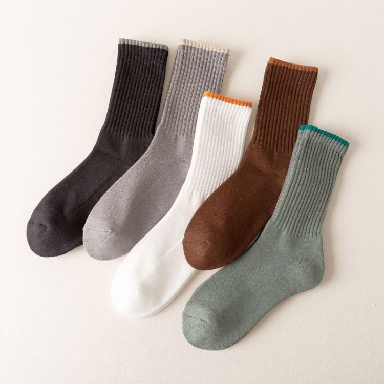 White 100 Cotton Men Work Socks